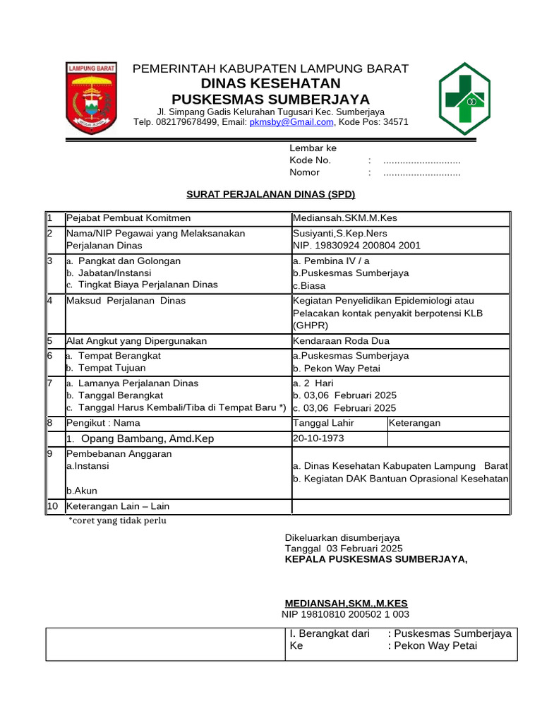 SPPD GHPR | PDF