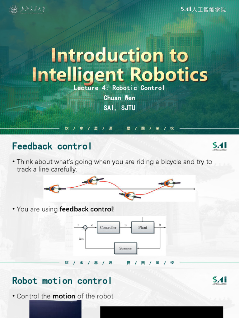 Lec4 Robotic Control | PDF