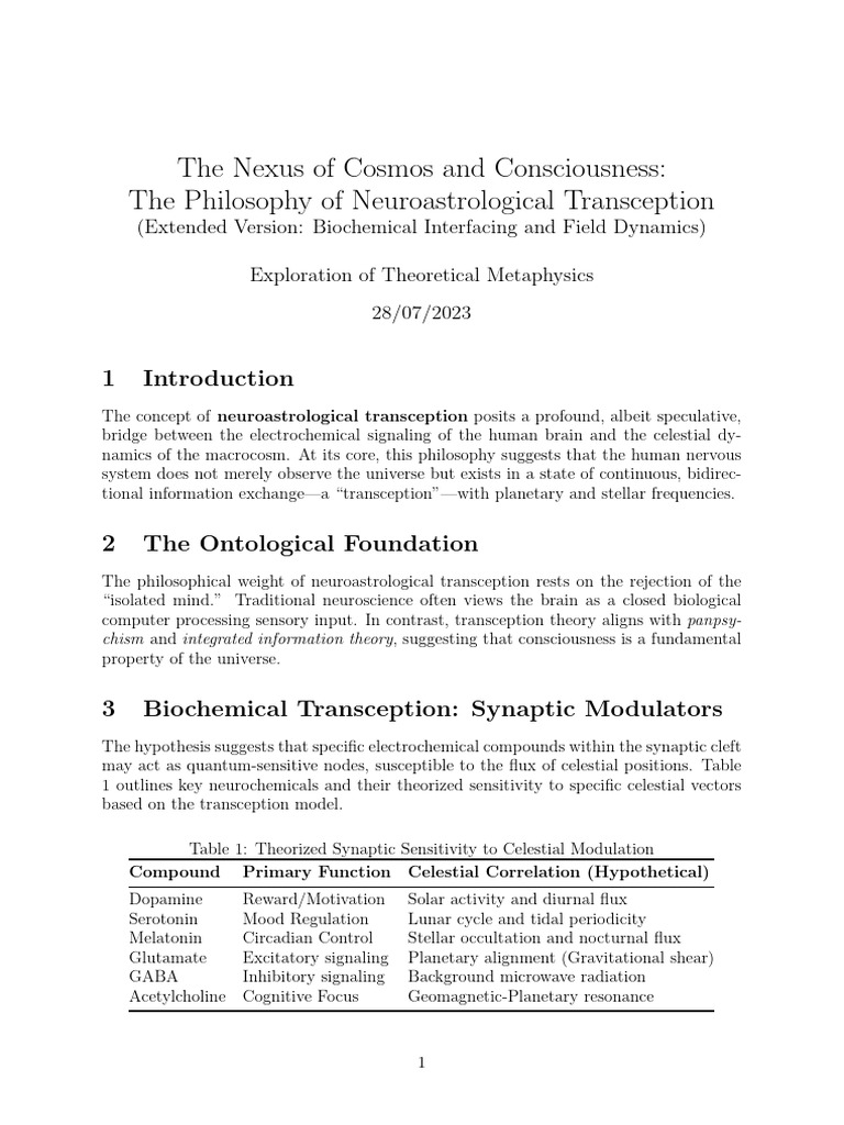 Biochemical Interfacing and Field Dynamics | PDF | Brain | Synapse