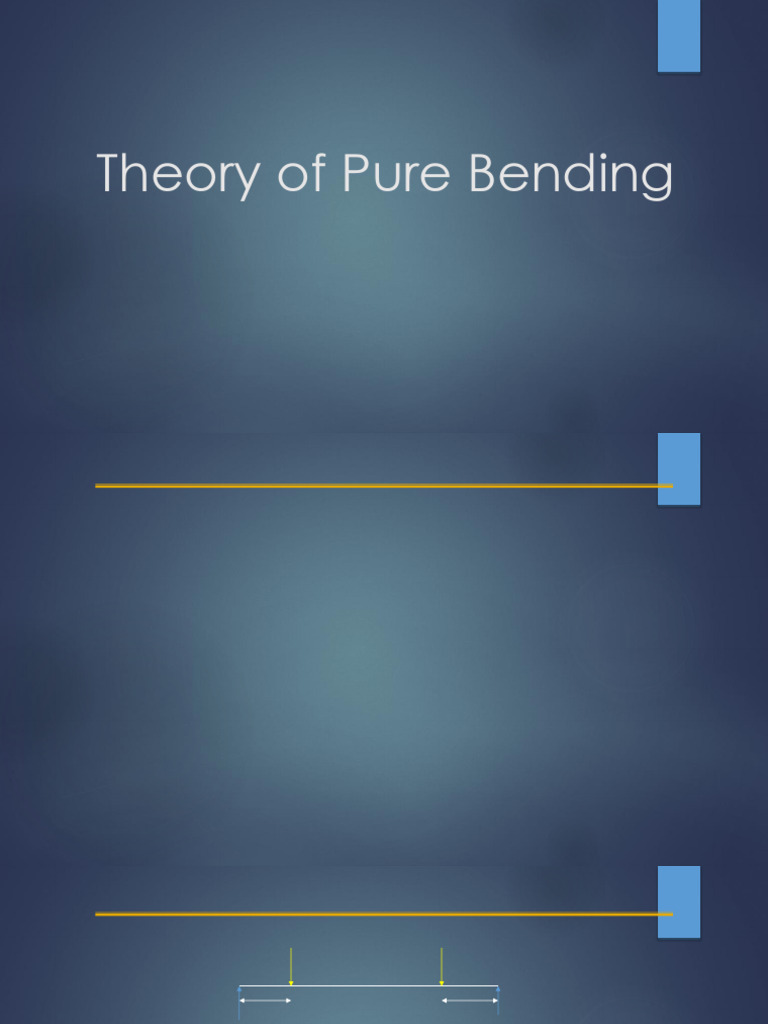 Theory of Pure Bending | PDF | Bending | Beam (Structure)
