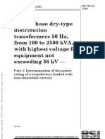 BS7844!3!1998 - Dry Type Transformer