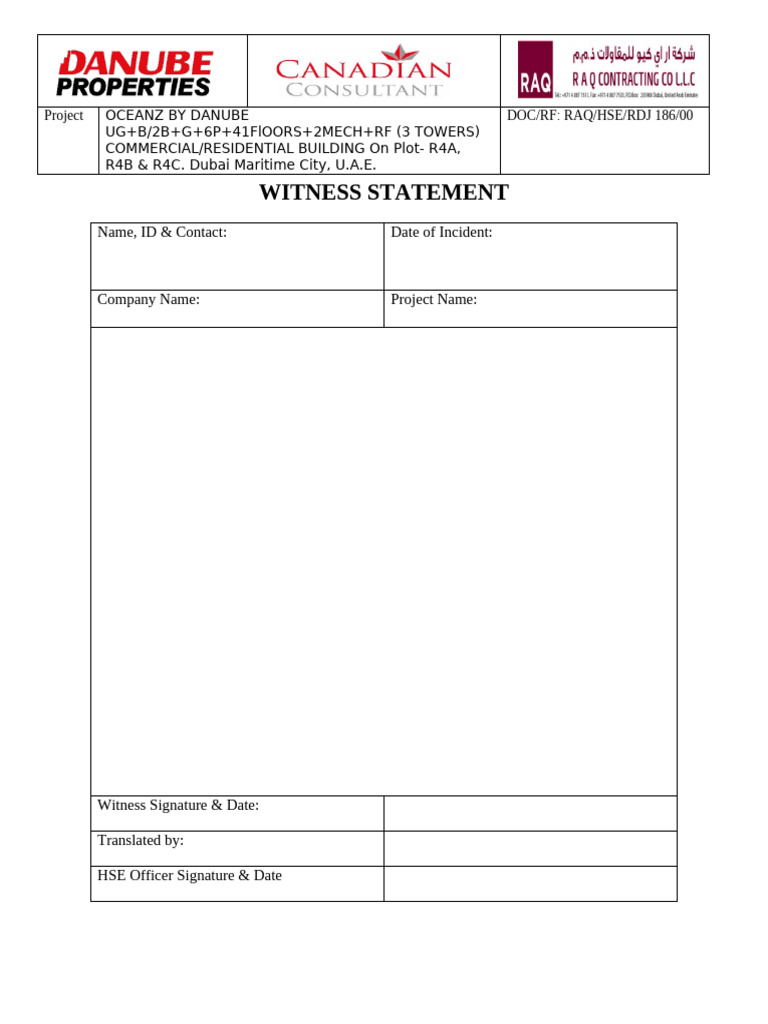 Witness Statement | PDF
