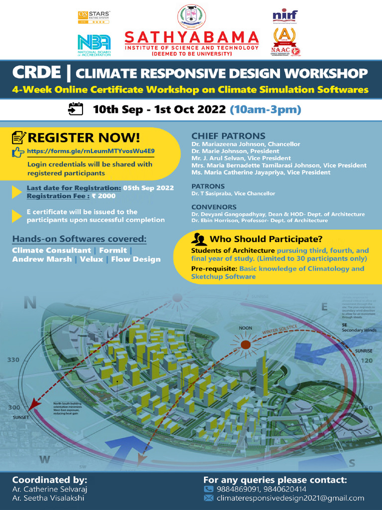 Climate Responsive Design Workshop_Climate Simulation Software | PDF