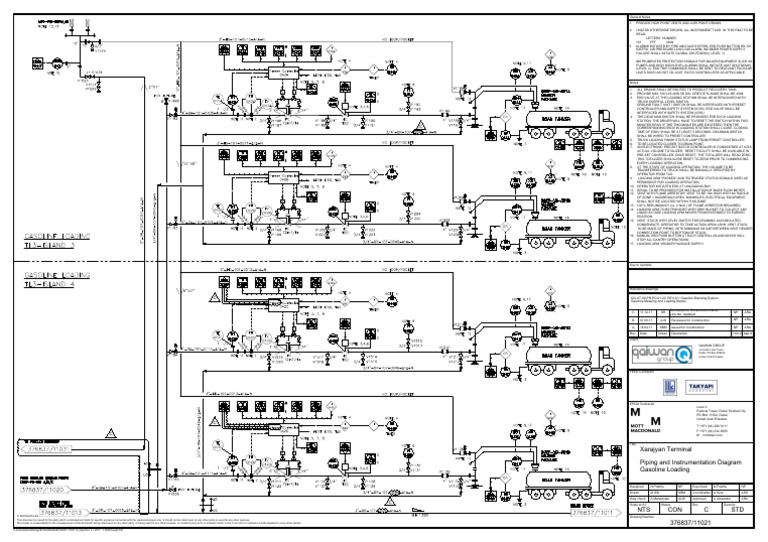376837-11021-C-Piping and Instrument Diagram for Gas Oil Loading System ...
