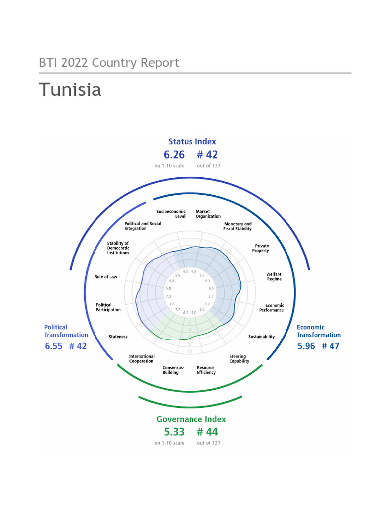 Country Report 2022 TUN | PDF