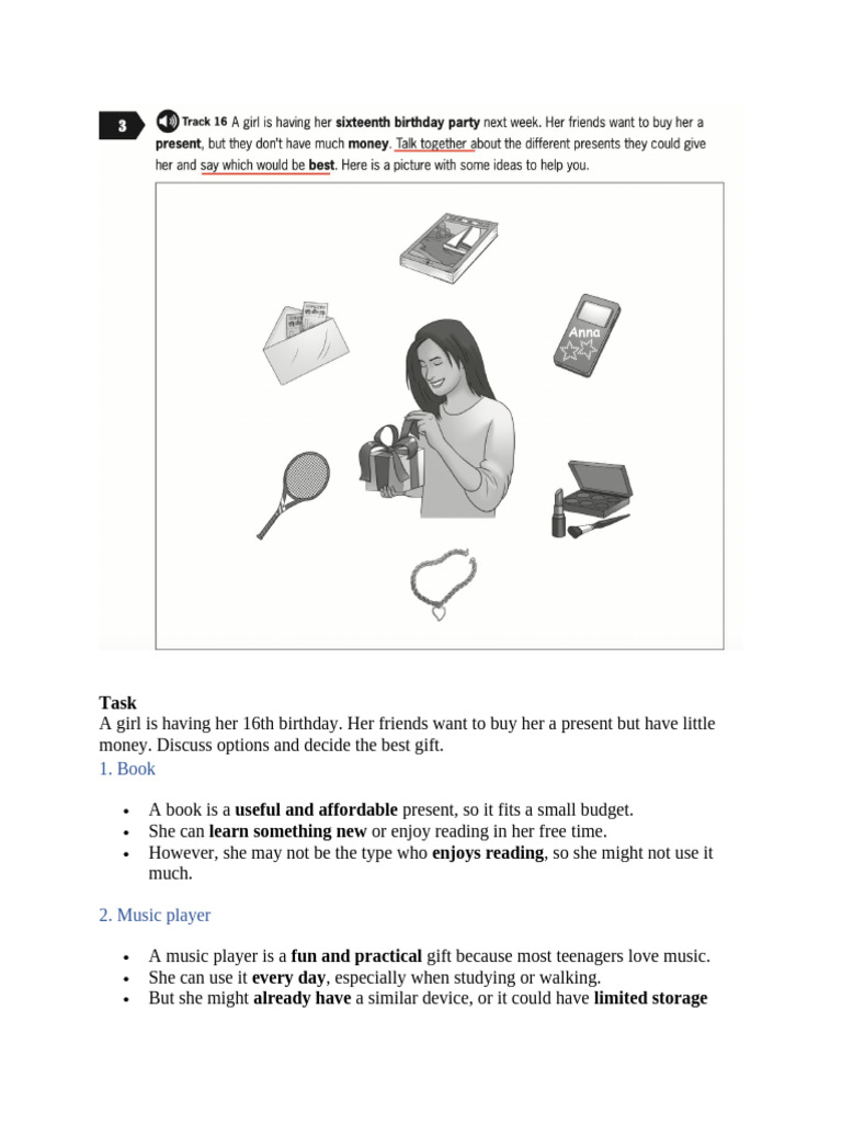 Exam Task 1 Sample Part 2 | PDF