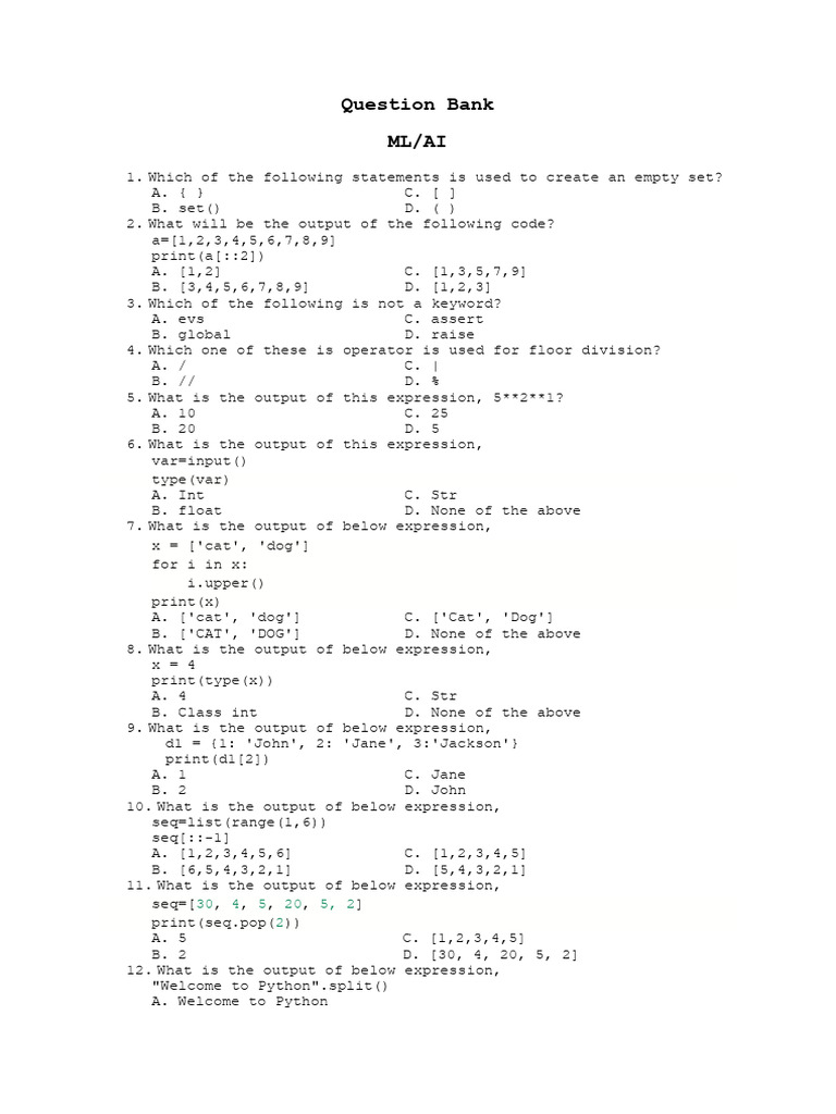 Question Bank DAPY | PDF | Parameter (Computer Programming) | Computer File