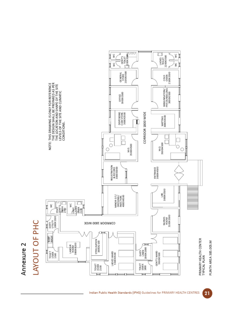 Primay Health Centres Layout | PDF | Health Care | Social Programs