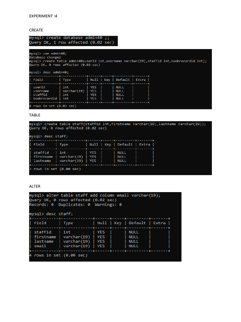 dbms exp - 4 (1) | PDF