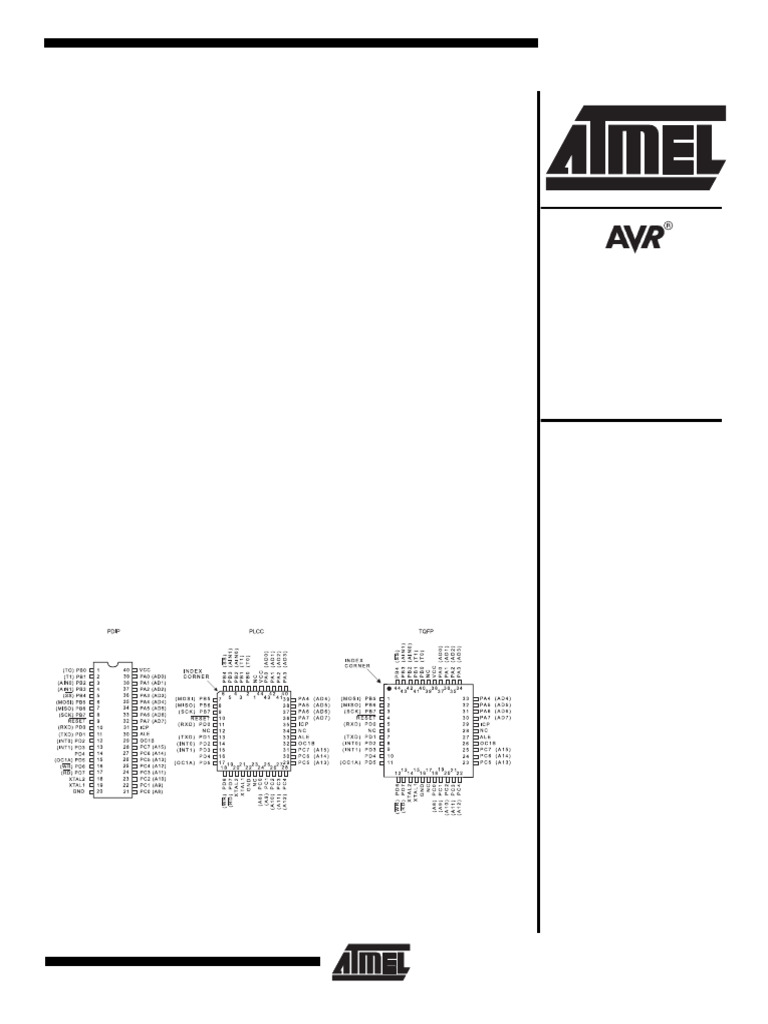 AT90S8515 | PDF | Computer Engineering | Computer Architecture