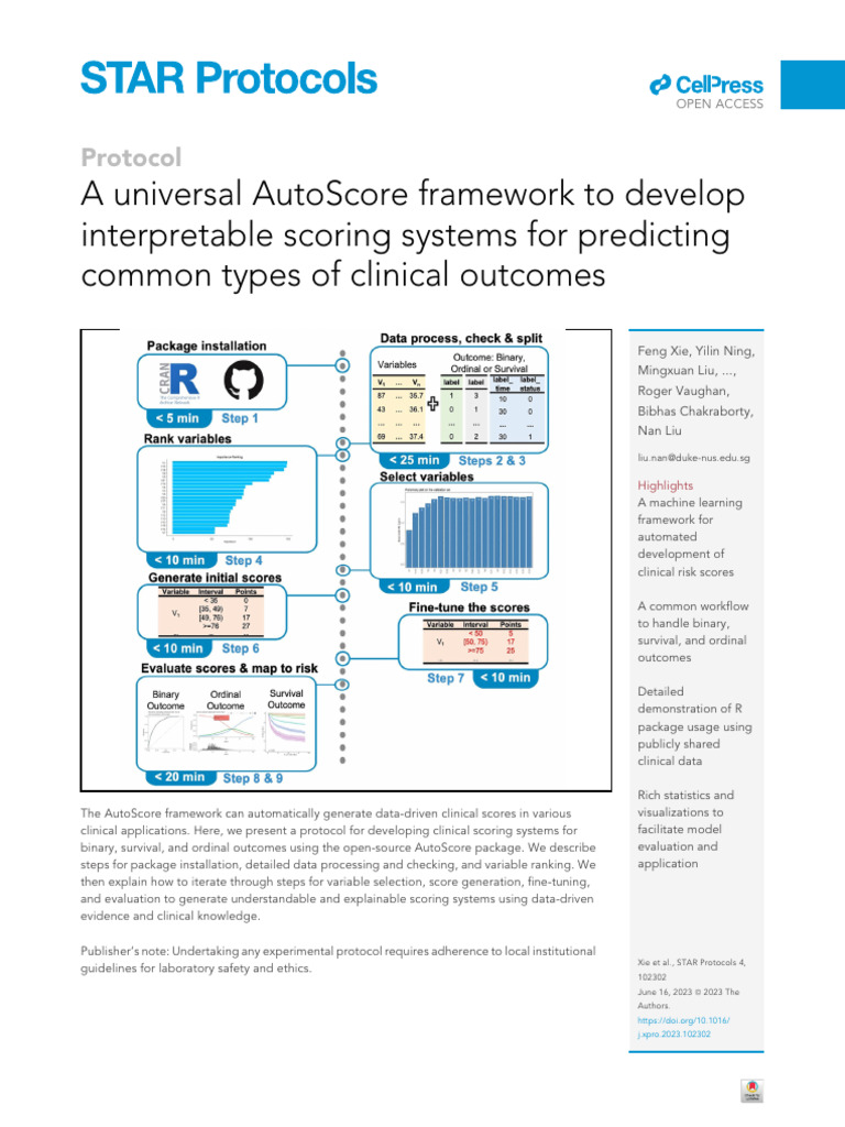 Auto Score | PDF | Receiver Operating Characteristic | Sensitivity And ...