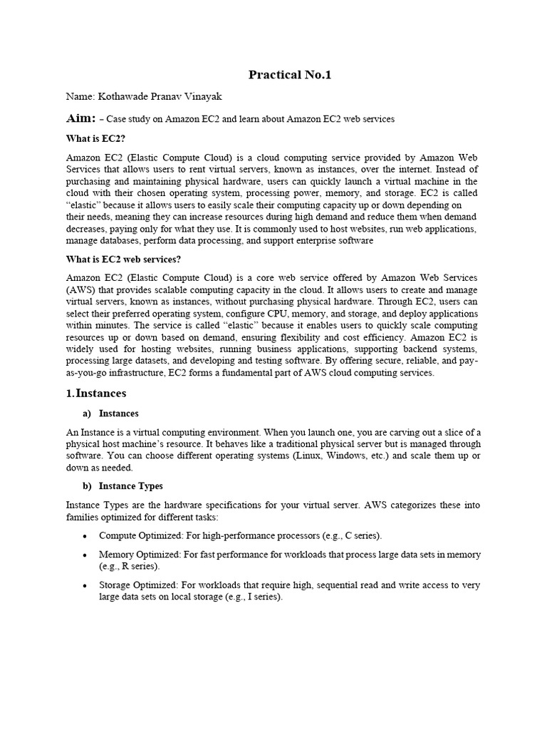 Case_study_EC2_02(B) | PDF | Cloud Computing | Computer Architecture