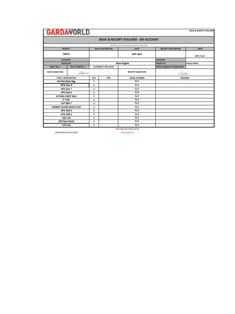 IV Gw Cor Log for 014 a3 Ifak_n5_anthony (2) | PDF