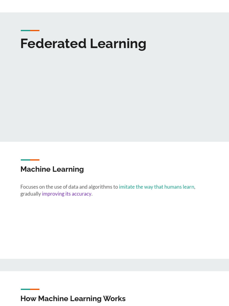 Lecture 04 Federated Learning | PDF | Machine Learning | Deep Learning