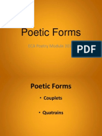 Poetic - Forms Couplets Quatrains 2012