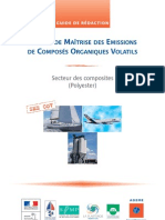 GUI industrie de la plasturgie & schéma de maîtrise des émissions (SME) des composés organiques volatils (COV)