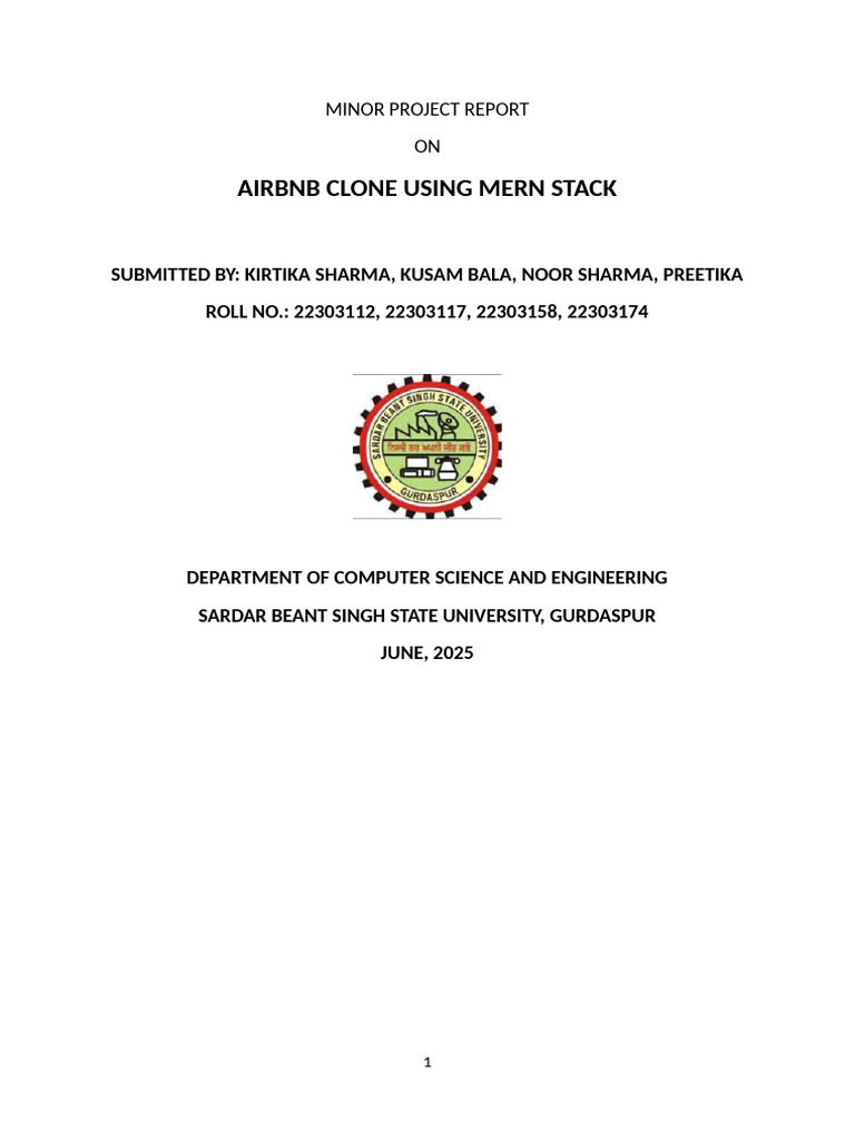 Minor Project Report | PDF | Ajax (Programming) | Document Object Model
