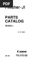 Canon Finisher-J1 Parts Catalog