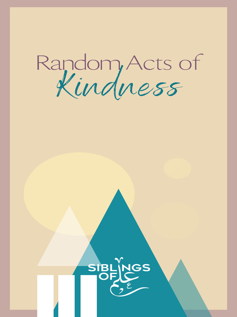 Random Acts of Kindness Day | PDF | God In Islam | Abrahamic Religions