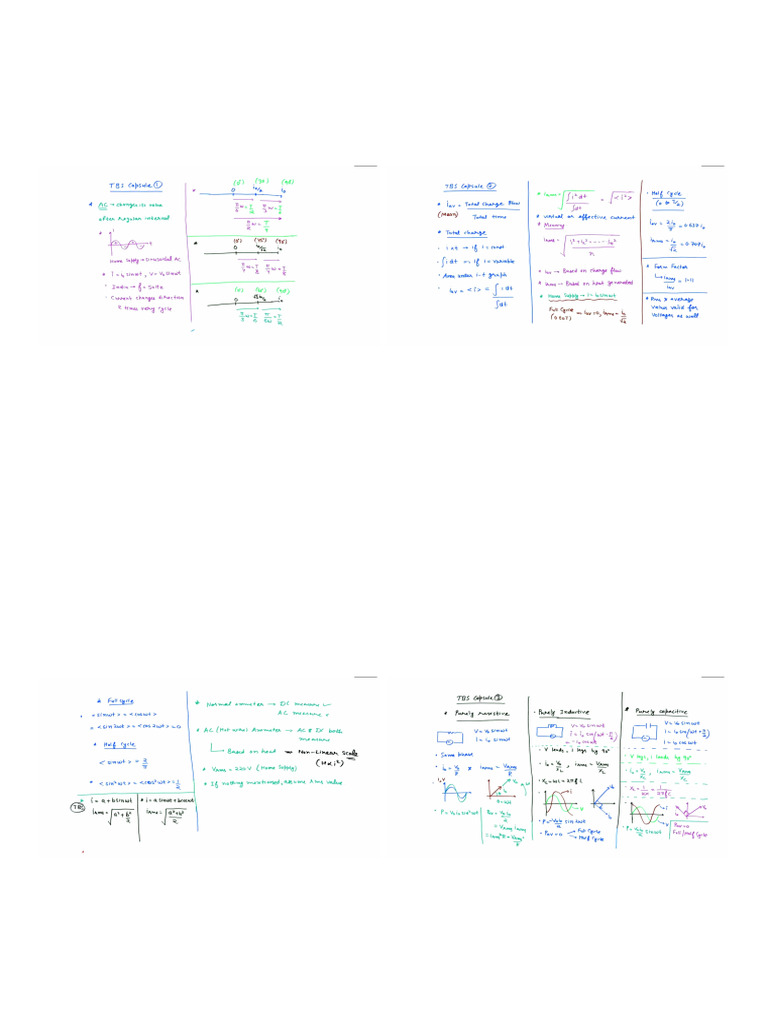 Alternating Currents TBS Capsule Notes_enhanced | PDF