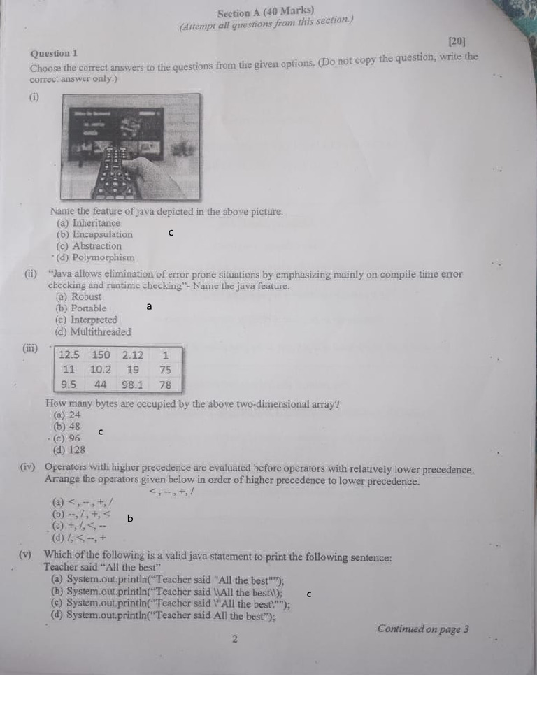 ICSE computer applications sample paper class 10 | PDF | Computer ...