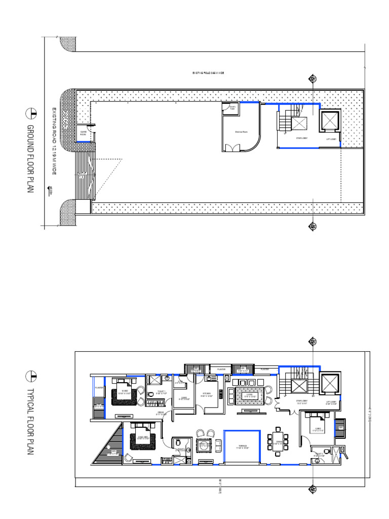 Ground and Typical Floor Plan | PDF