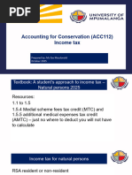 PAYE Coding Notice SA110 2025 | PDF | Taxes | Loans