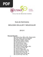 Download Gua de Seminarios de Biologa Celular y Molecular 2012 - Medicina USMP Filial Norte by Medicina Usmp Filial Norte SN103105644 doc pdf