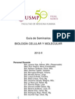 Guía de Seminarios de Biología Celular y Molecular 2012 - Medicina USMP Filial Norte