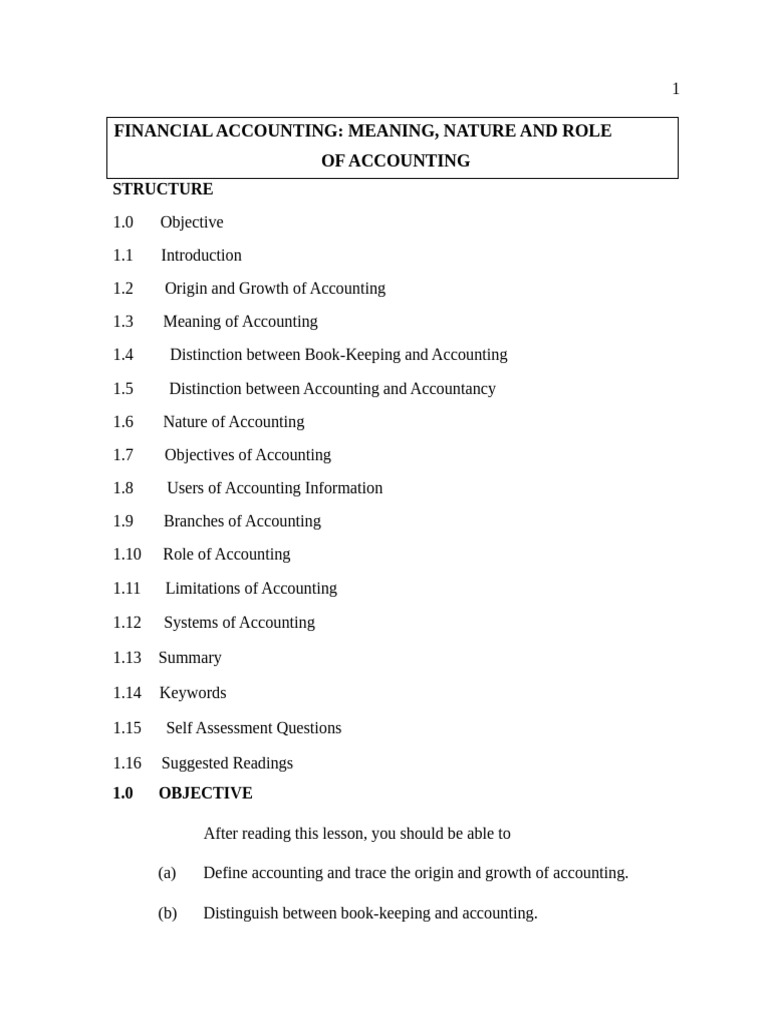 Financial Accounting Notes | PDF | Accounting | Axiom