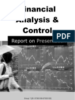 Financial Statement Analysis Control