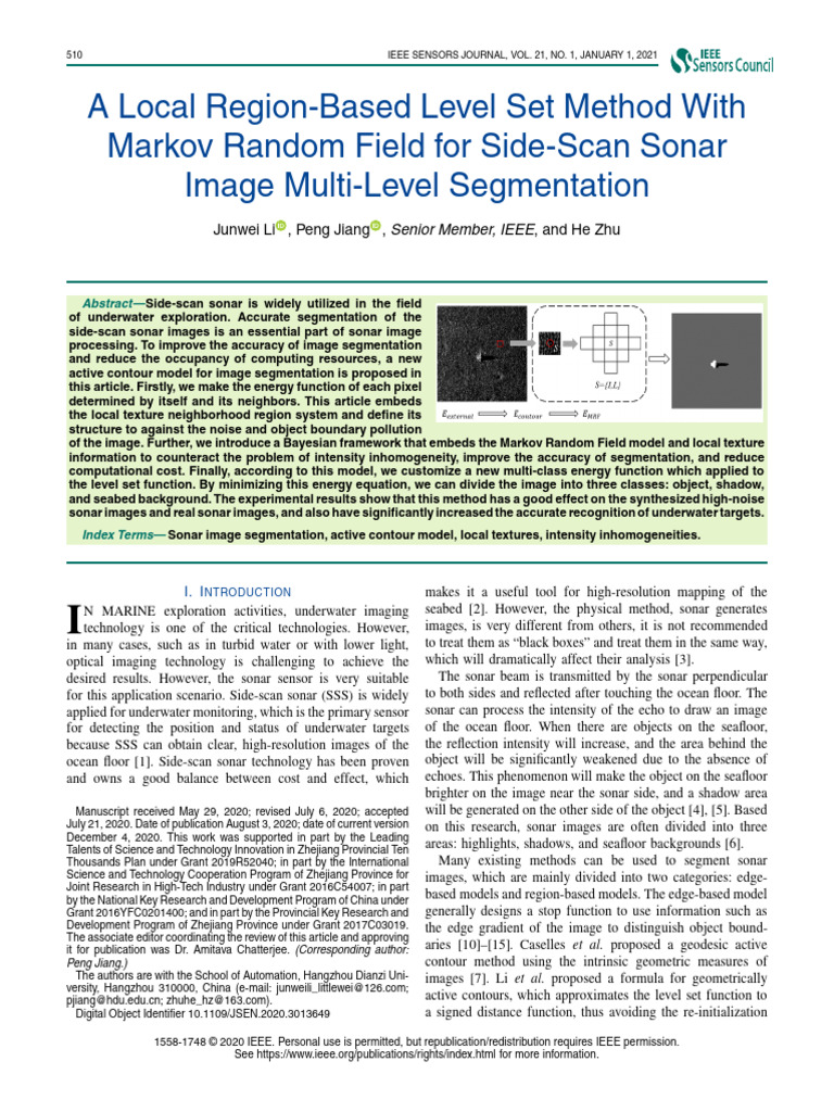 2. a Local Region-Based Level Set Method With Markov Random Field for ...
