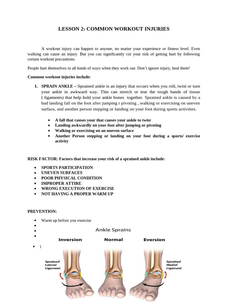 COMMON-INJURIES | PDF | Knee | Musculoskeletal System