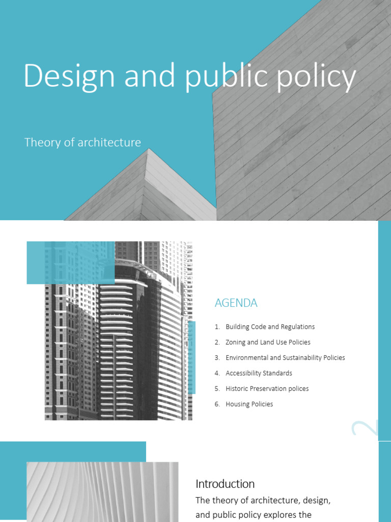 Design and Public Policy | PDF | Green Building | Policy