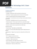 Class 11 IP Chapter 1 Quick Notes | PDF | Computer Data Storage ...