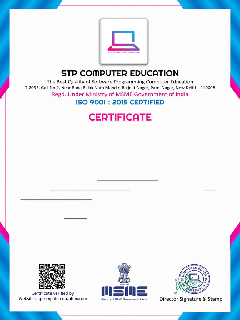 Graphic Design Certificate | PDF