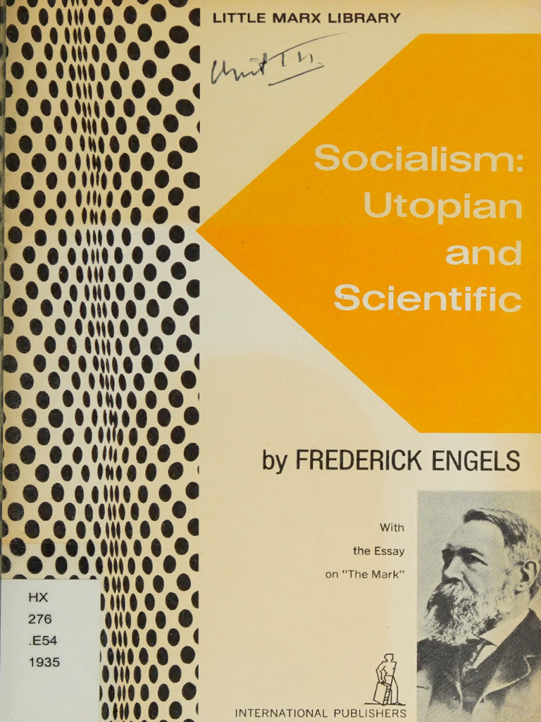 Socialism Utopian and Scientific -- Frederick Engels, Friedrich Engels ...