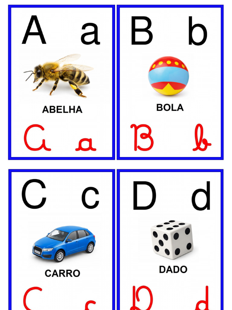 algabeto de parede para sala de aula letras de impresa e cursiva | PDF