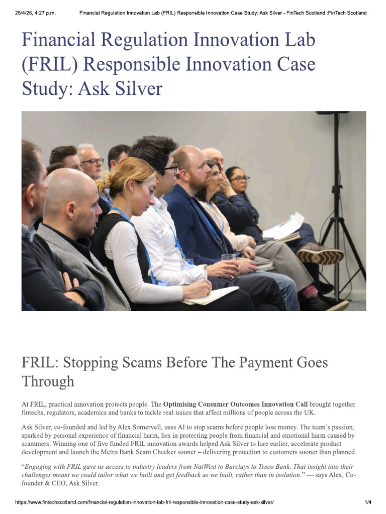 Financial Regulation Innovation Lab | PDF