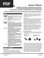 Download Compressor - Ingersoll-Rand Owners Manual 15T by ilroux SN103116002 doc pdf