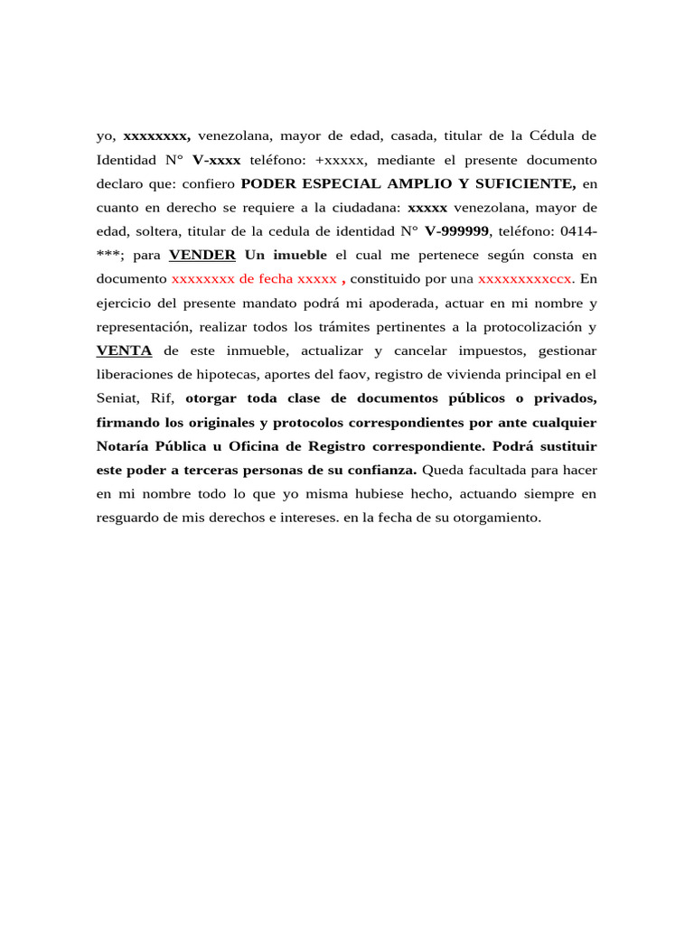 PODER Editable | PDF