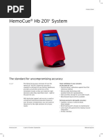 HemoCue Hb 201 DM SOP Overview | PDF | Reference Range | Hemoglobin
