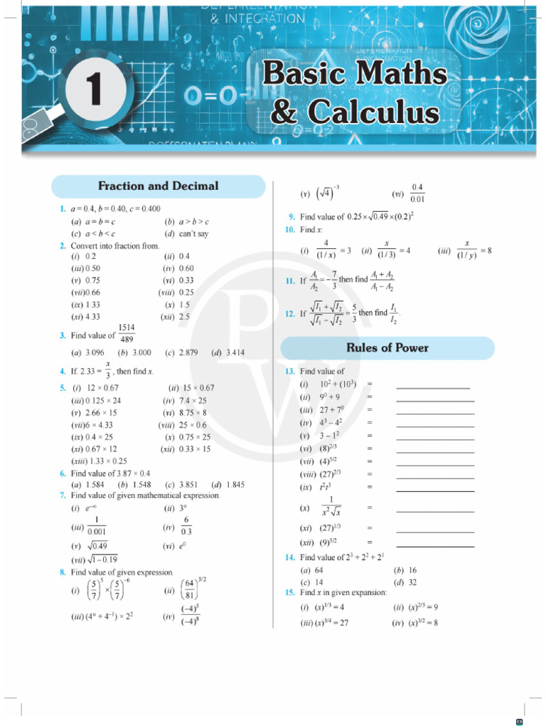 Basic Maths Mr Sir | PDF