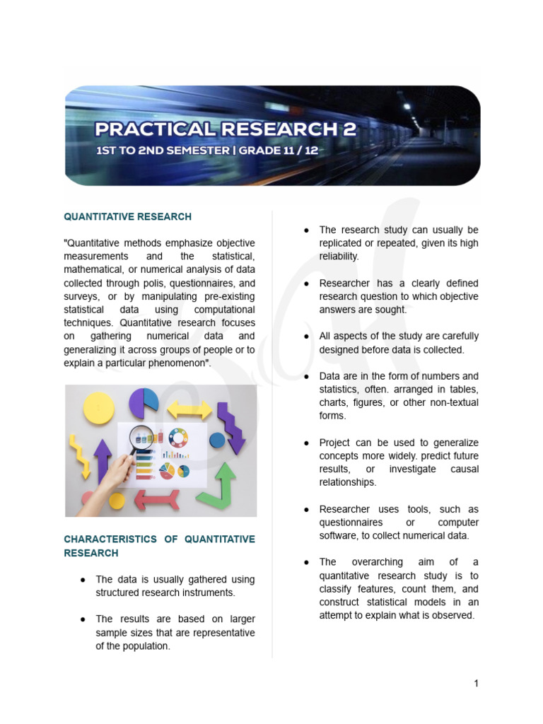 (00) Practical Research 2 | PDF | Statistics | Survey Methodology