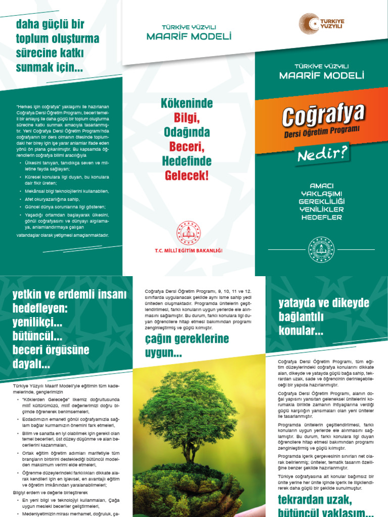 Cografya Brosur Ogm | PDF