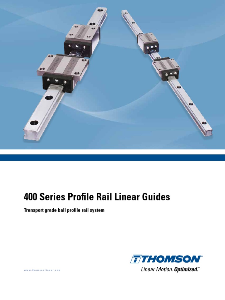 400 Series Profile Rail Linear Guides Bren Rail Transport