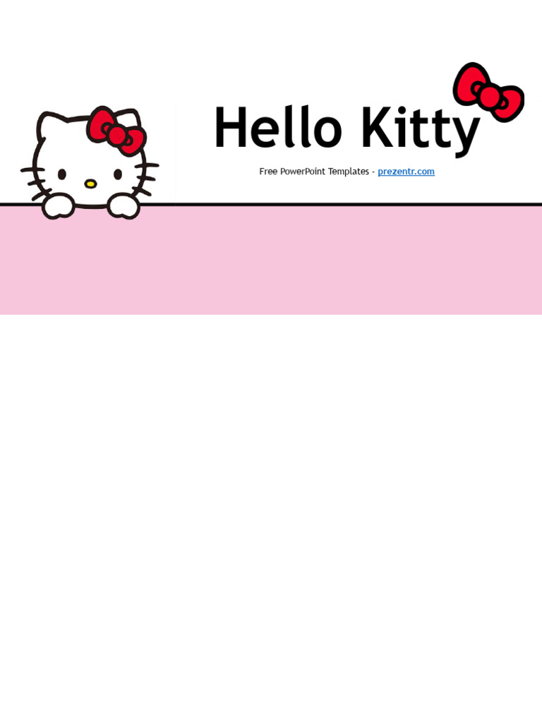 Hello Kitty Template (1) | PDF