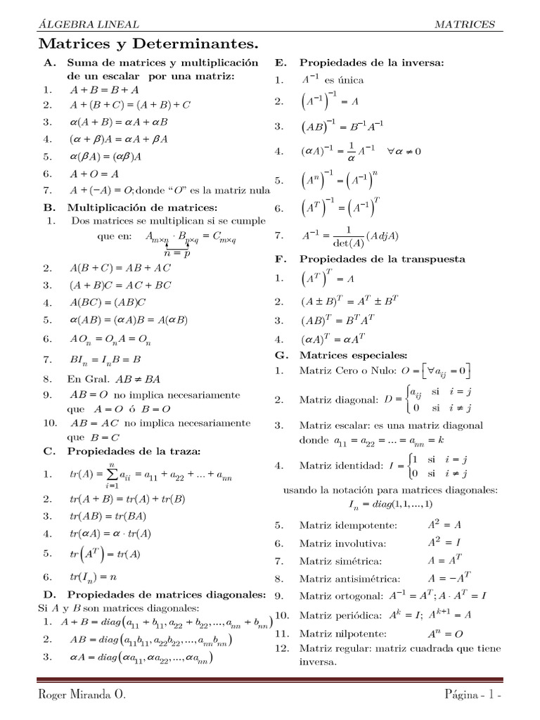 MAT 103 Fórmulas y Ejercicios | PDF