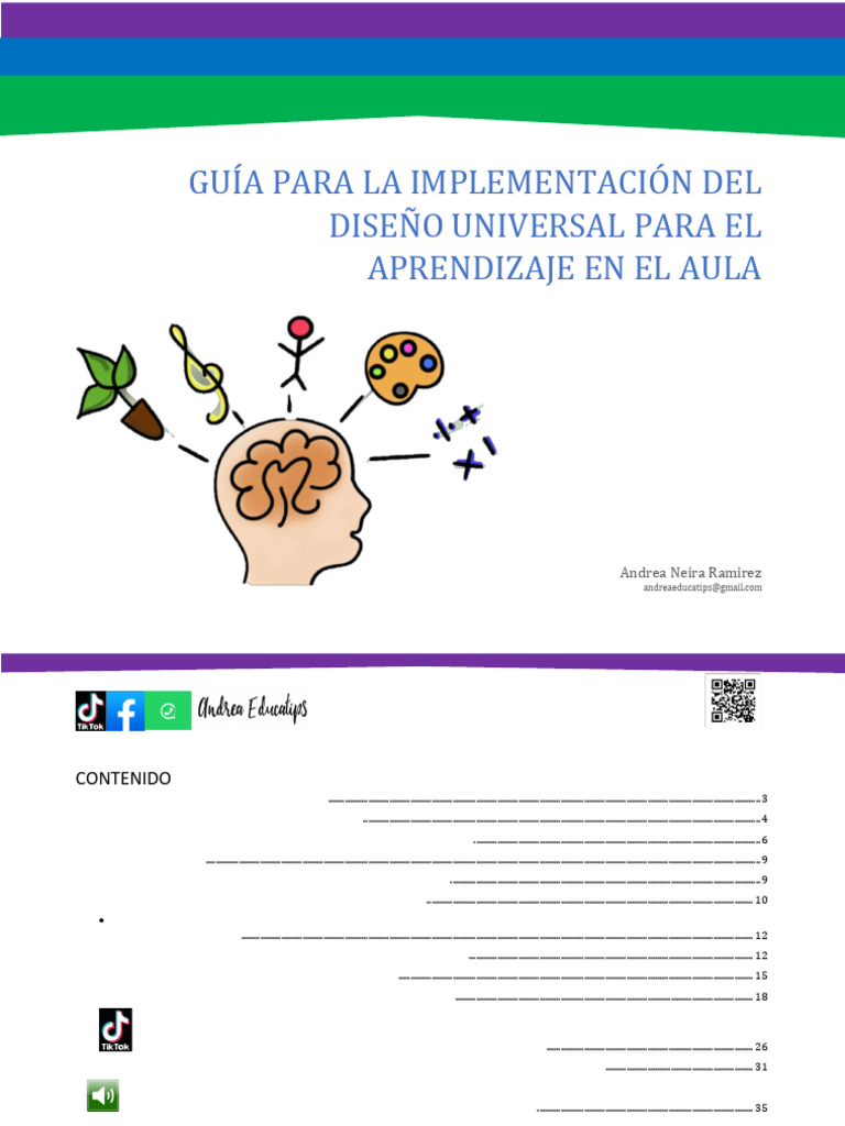 Guia para Docentes de Implementación Del Dua en El Aula | PDF ...