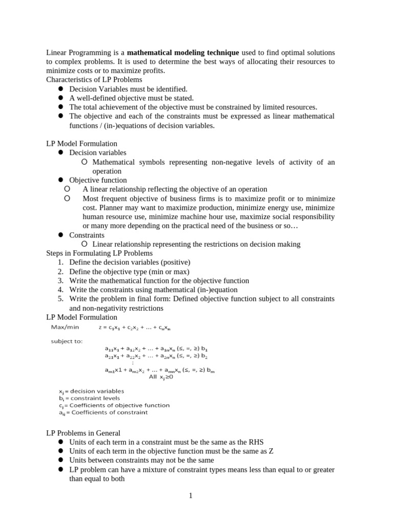Lpp&Graphical Solution | PDF | Loss Function | Mathematical Optimization